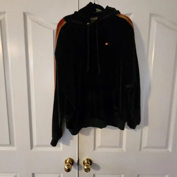 Aviator Nation Velvet Hooded Sweatshirt - Picture 2 of 6